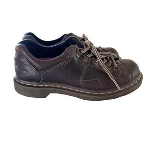 Dr. Martens #11864 Women's Air Wair Oxford Brown Leather Shoes Size 7